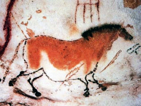 La Grotta di Altamira - Cavallo colpito da frecce